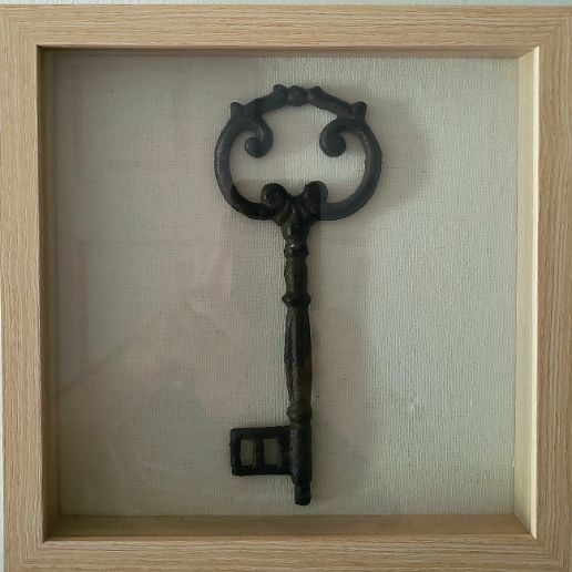 Harford Locksmith Framed old key #3